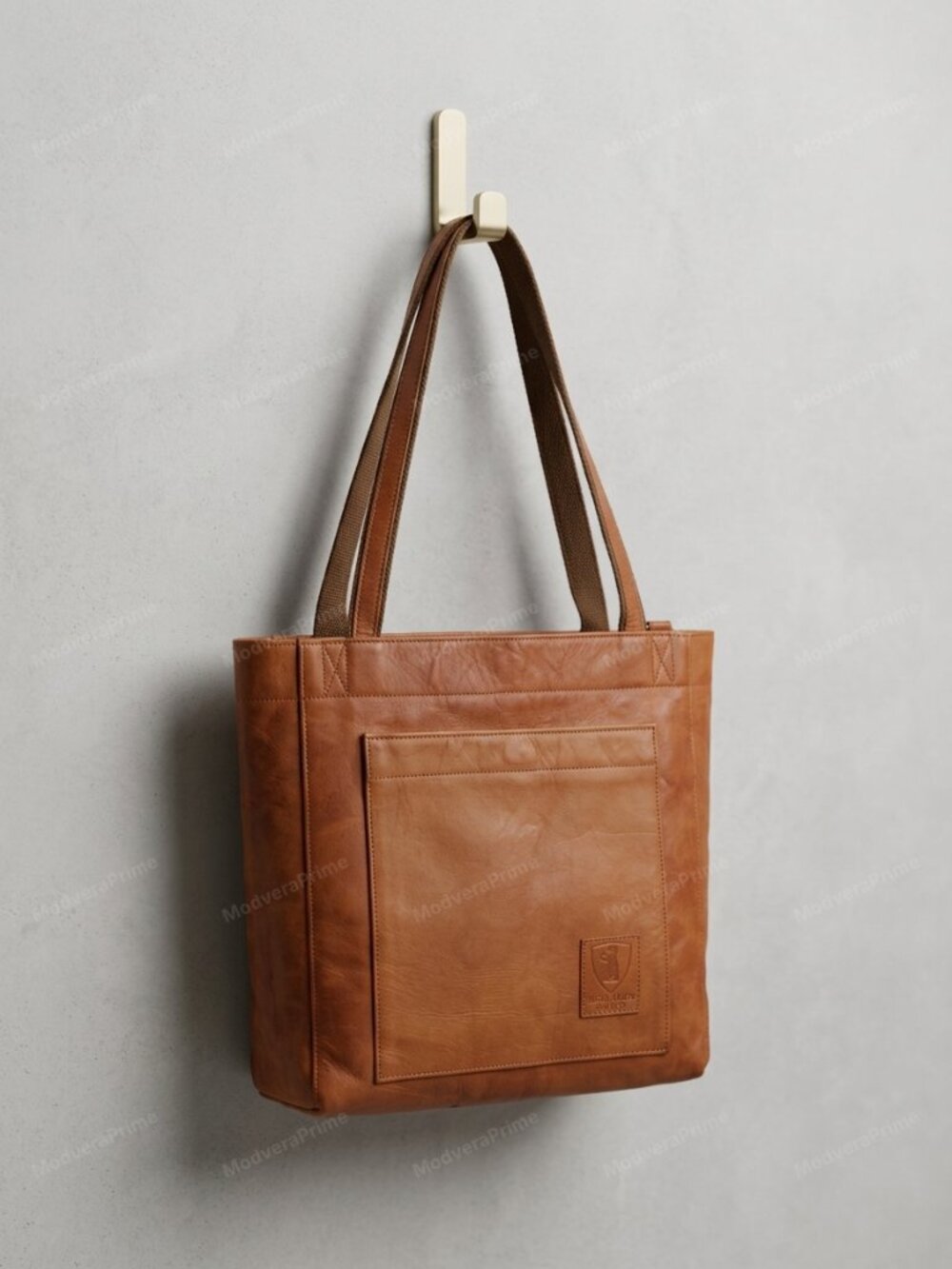 Berliner Seville Genuine Leather Tote Bag | Laptop Work Bag 15.5 - Picture 3 of 8